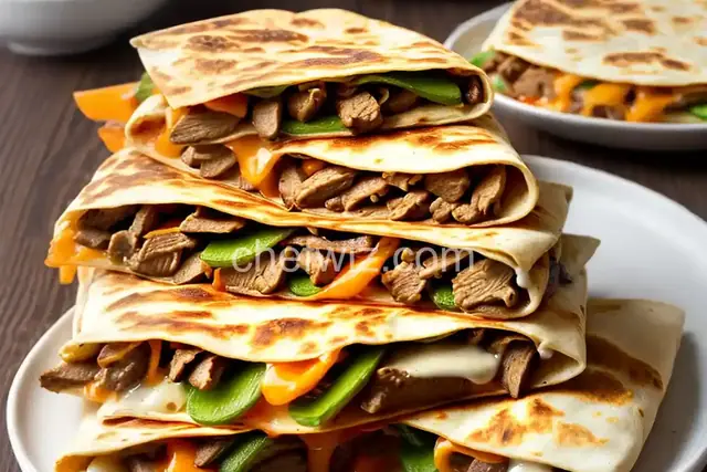 Philly Cheesesteak Quesadillas
