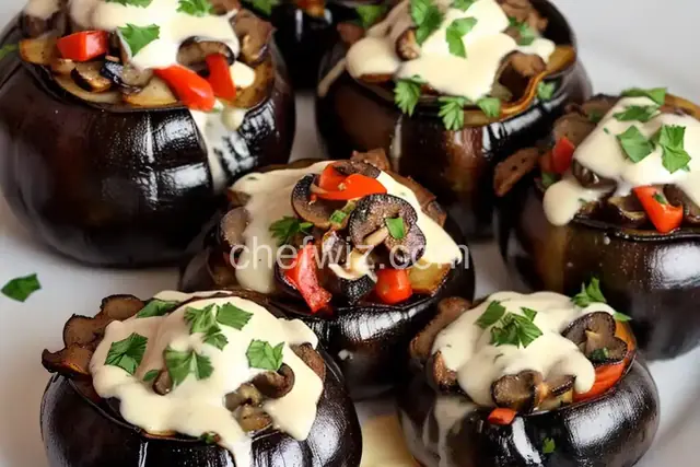 Philly Cheesesteak Stuffed Portobellos