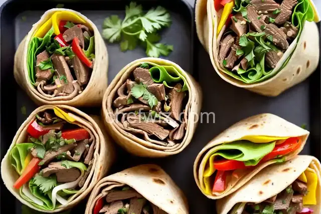Philly Cheesesteak Wraps