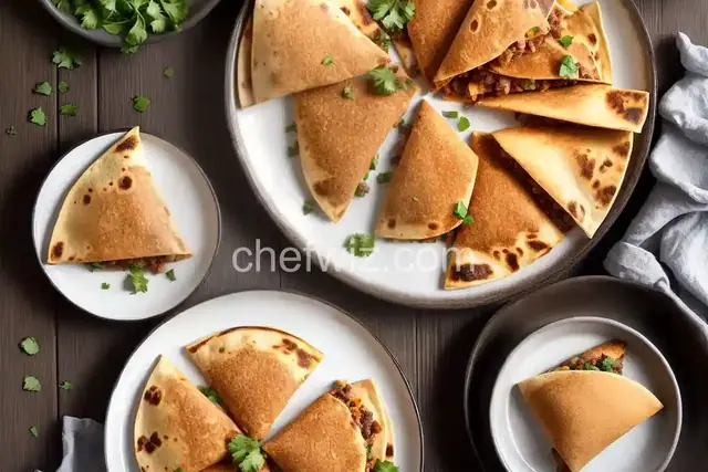 Picadillo Ground Beef Quesadillas