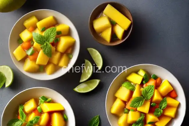 Pickled Mango With Ginger