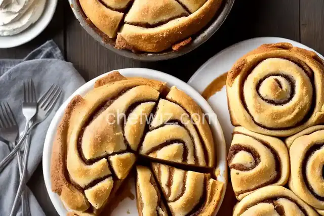 Pie Crust Cinnamon Rolls