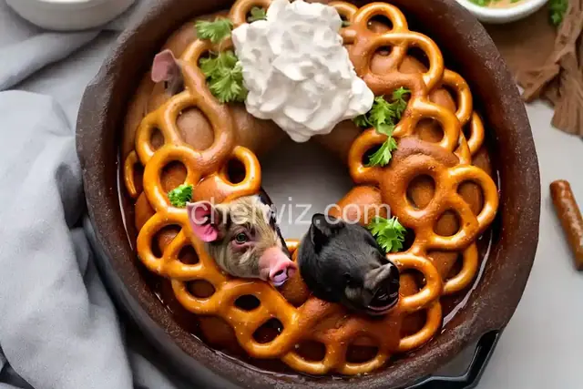 Pigs In A Pretzel