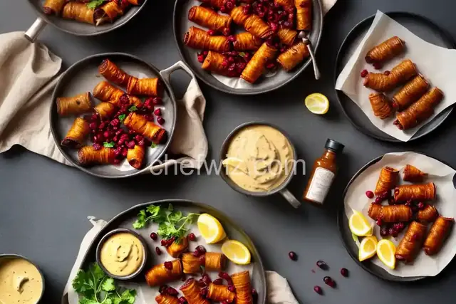 Pigs In Blankets with Cranberry Mustard