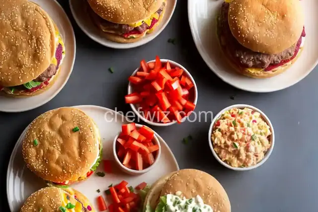 Pimiento Cheese-Bacon Burger