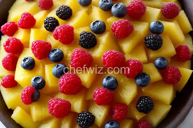 Pineapple-Berry Dehydrator Fruit Leather