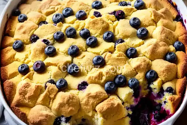Pineapple Blueberry Dump Cake