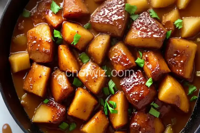 Pineapple Brown Sugar-Glazed Boneless Ham