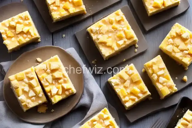 Pineapple Cheesecake Squares