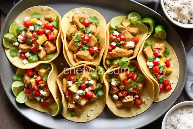 Pineapple Chicken Tacos