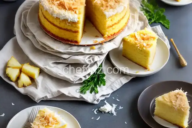 Pineapple Coconut Cake