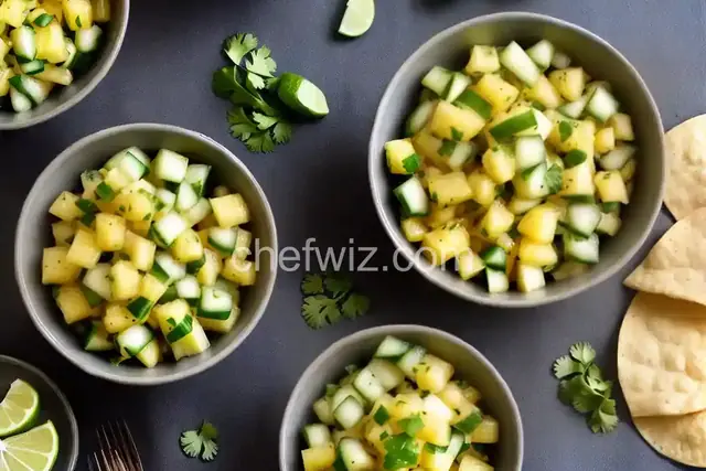 Pineapple-Cucumber Salsa