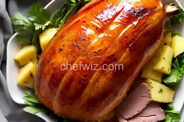 Pineapple-Glazed Ham
