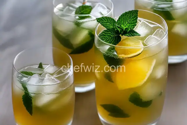 Pineapple Iced Green Tea