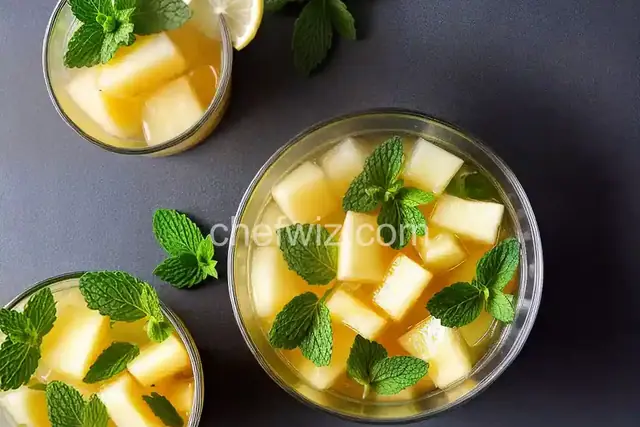Pineapple-Mint-Ginger Water