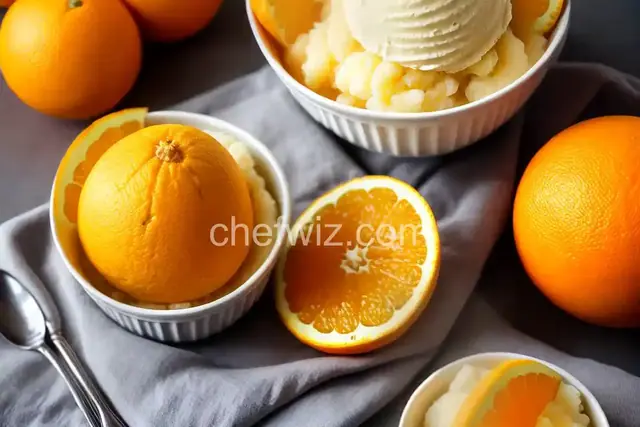 Pineapple Orange Sorbet