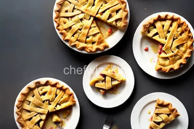 Pineapple-Rhubarb Pie