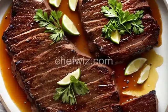 Pineapple-Soy-Marinated Rib Eye