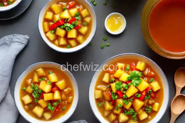 Pineapple Sweet and Sour Sauce