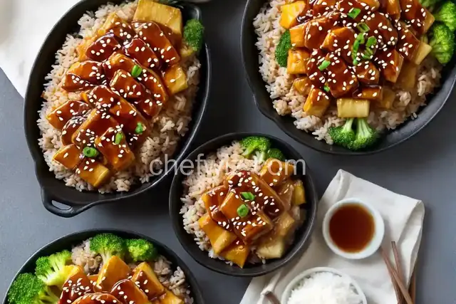 Pineapple Teriyaki Sauce