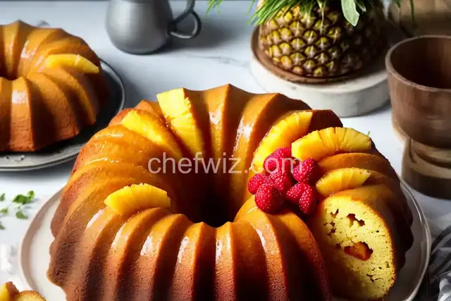 Pineapple Upside-Down Bundt Cake