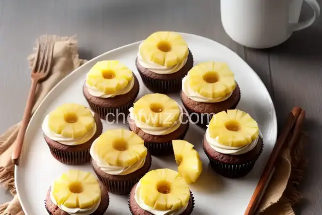 Pineapple Upside Down Cupcakes