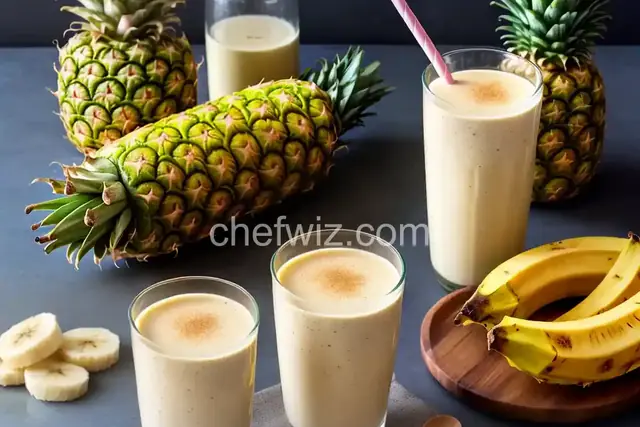 Pineapple and Banana Smoothie