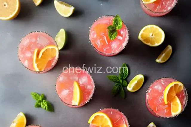 Pink Grapefruit Margaritas
