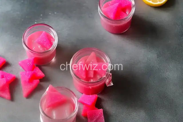 Pink Starburst Jell-O Shots
