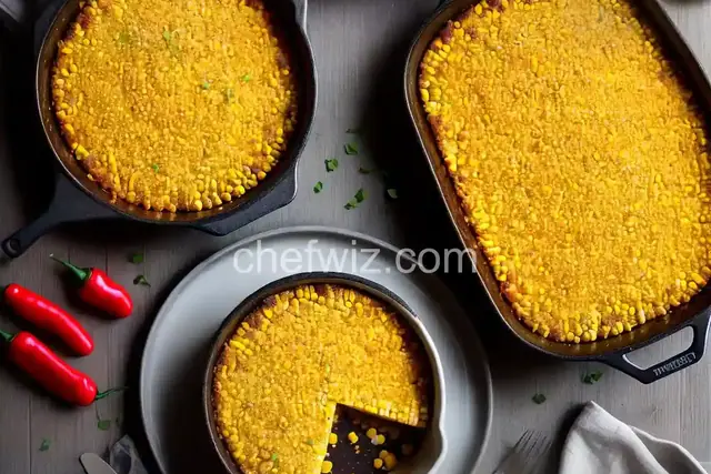 Pioneer Woman's Fresh Corn Casserole with Red Peppers and Jalape