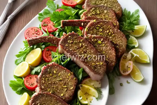 Pistachio-Crusted Rack of Lamb