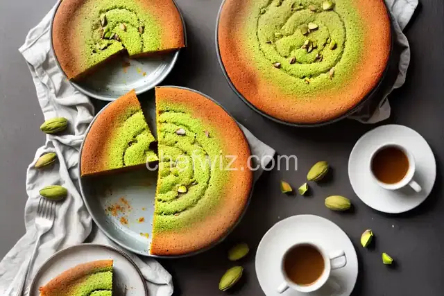 Pistachio Poke Cake