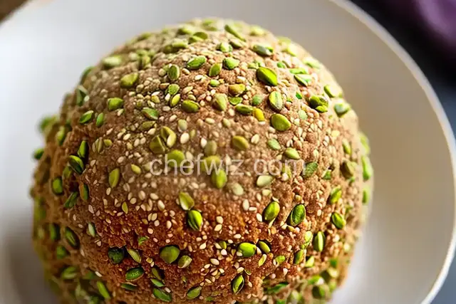 Pistachio-Sesame Cheese Ball