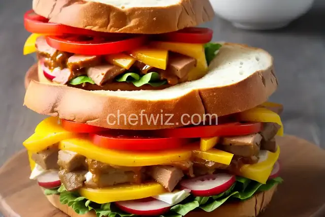 Pittsburgh Ham Barbecue Sandwich