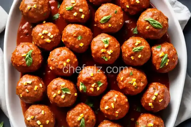 Pizza Meatballs