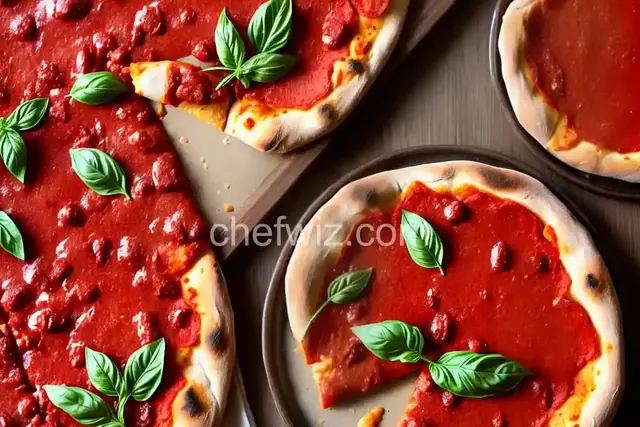 Pizza Sauce and Dough