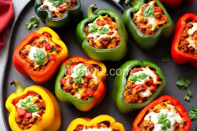 Pizza Stuffed Peppers