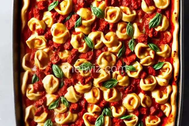 Pizza Tortellini Bake