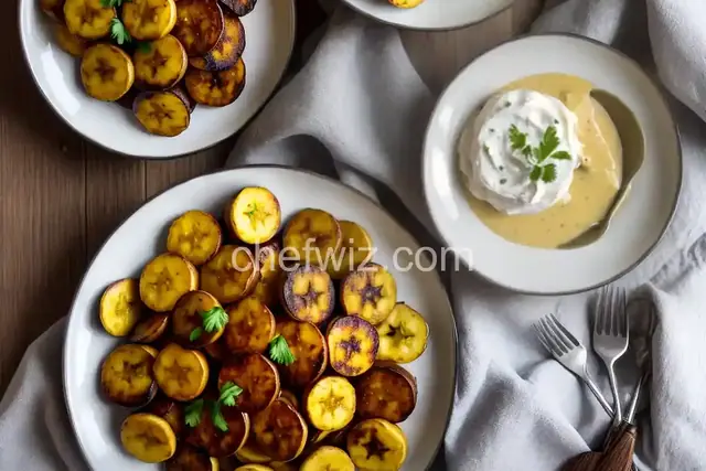 Plantains in Butter Rum Sauce