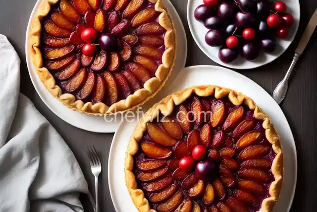 Plum Tarte Tatin