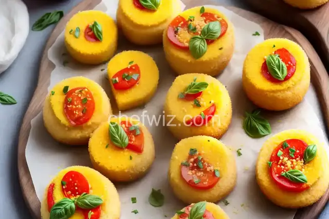 Polenta Pizza Bites
