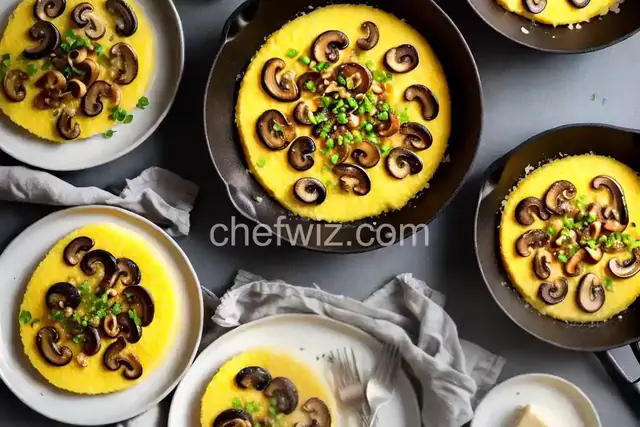Polenta with Fontina and Mushrooms