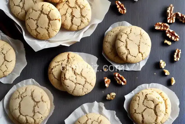 Polvorones: Ground Walnut Cookies