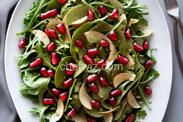 Pomegranate, Arugula Salad