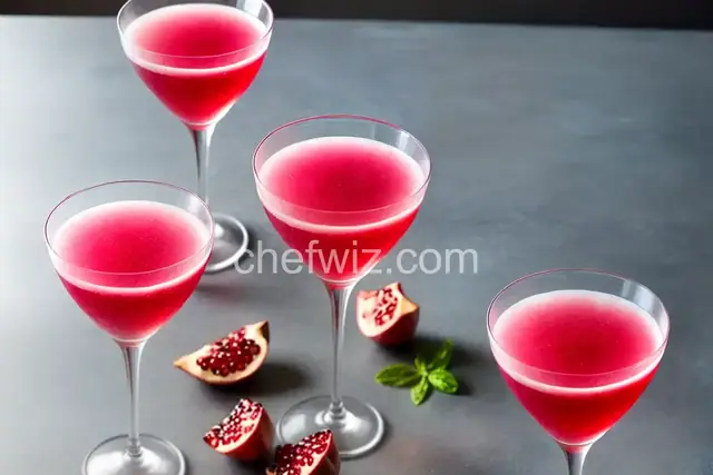 Pomegranate Champagne Cocktails