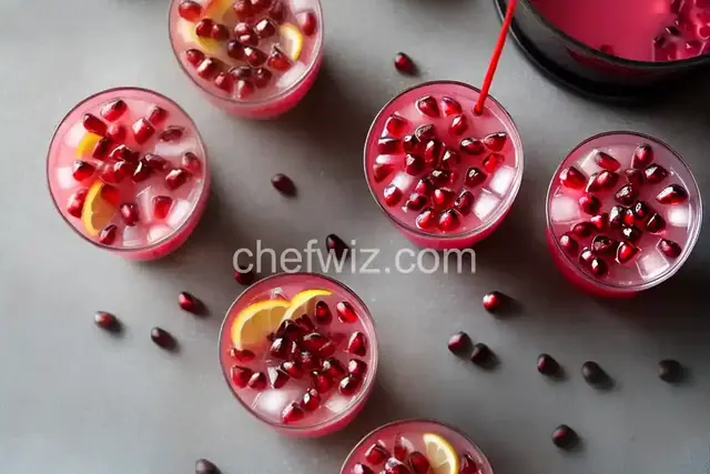 Pomegranate-Champagne Punch