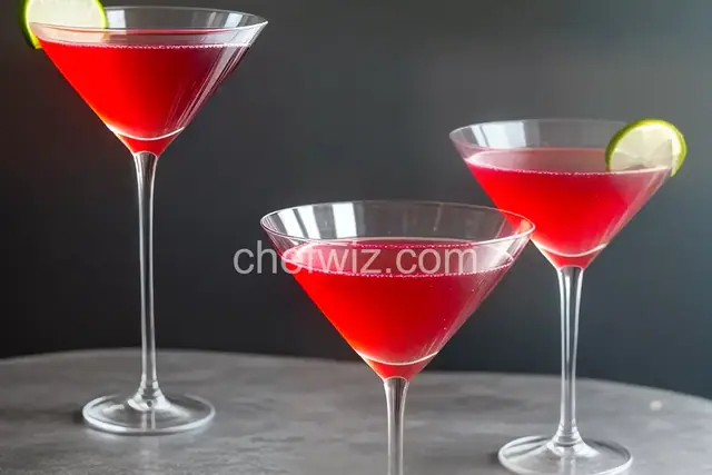 Pomegranate Gimlets