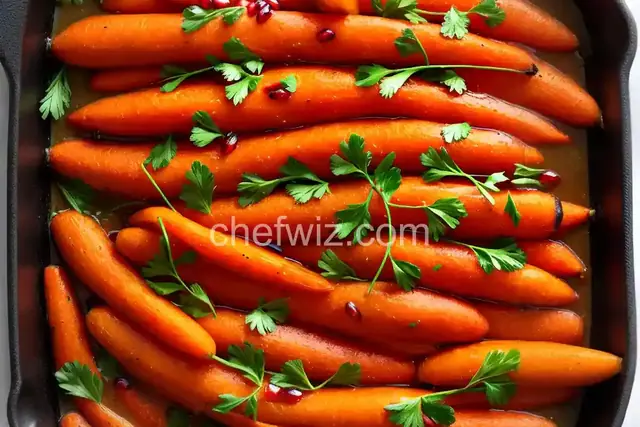 Pomegranate Glazed Carrots