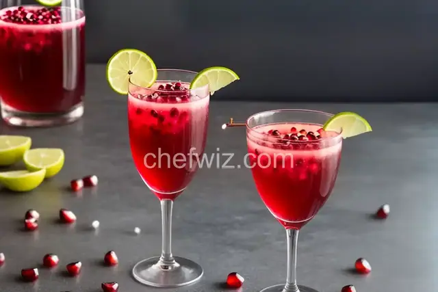 Pomegranate Holiday Cocktail