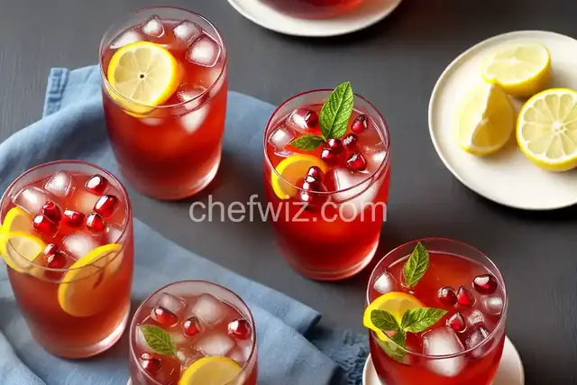 Pomegranate Iced Tea